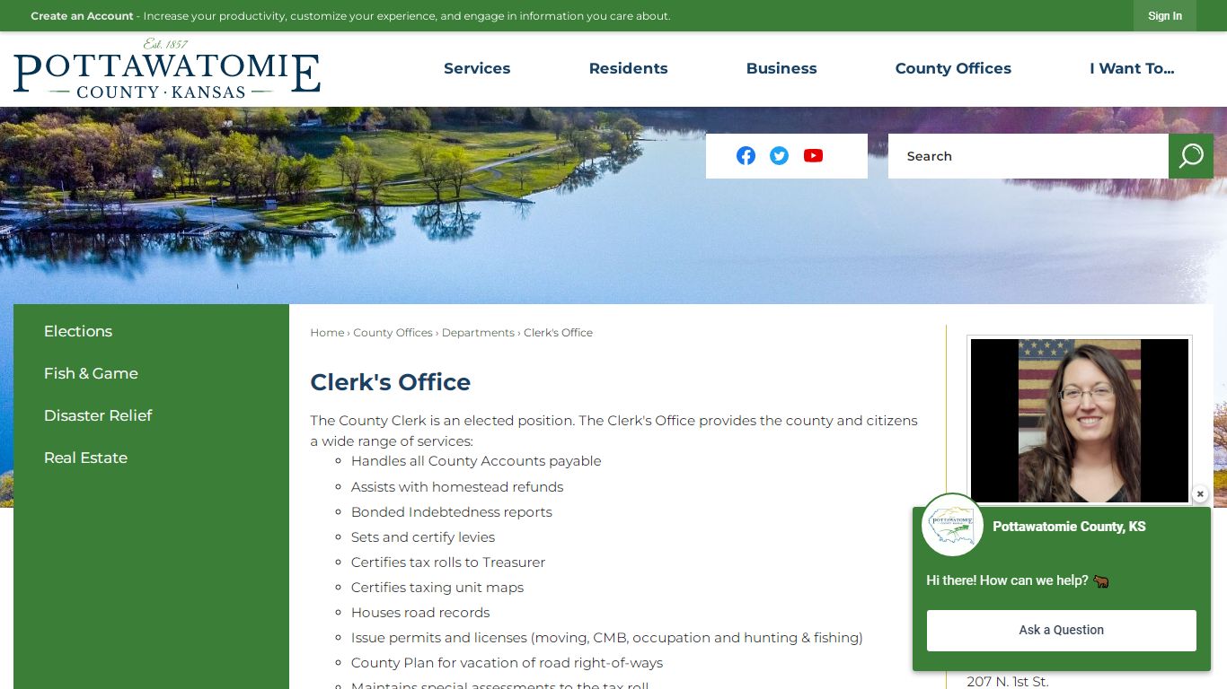 Clerk's Office | Pottawatomie County, KS - Official Website